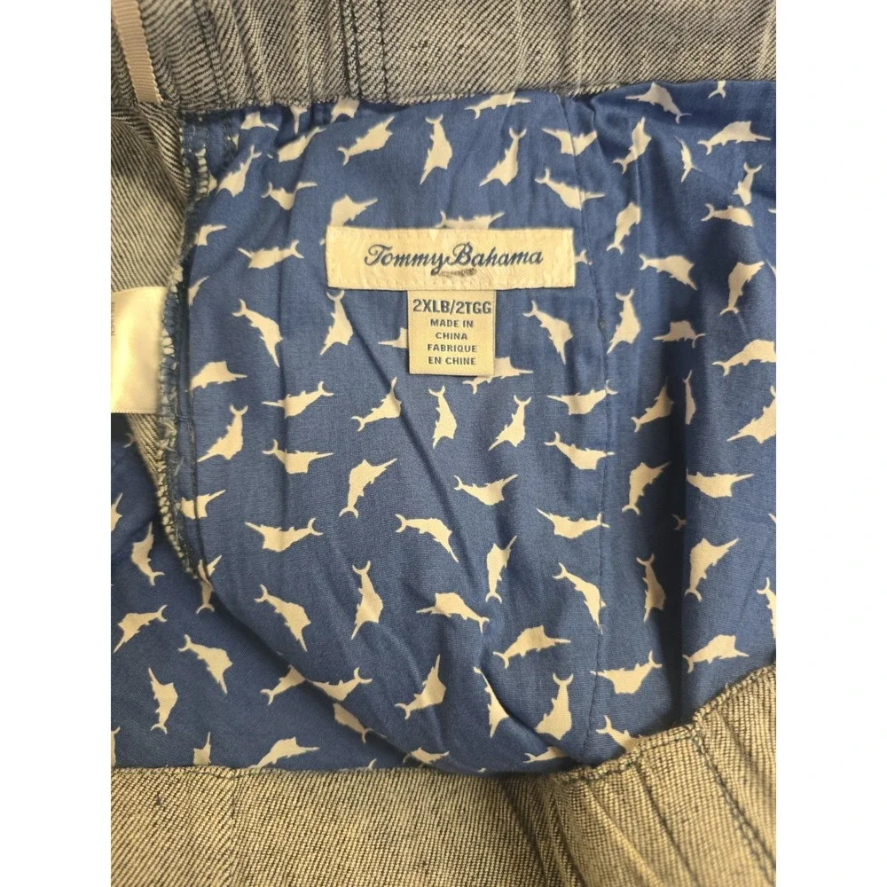 Tommy Bahamas Beach Linen Maritime Pants Coastal Vacation NWT 2XL